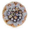 EXTRA LARGE 2.15CT WHITE & MULTI COLOR DIAMOND 18K ROSE GOLD 3D MULTI SHAPE RING