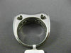 ESTATE WIDE .75CT ROUND & PRINCESS DIAMOND 14KT WHITE GOLD WAVE LOVE HEART RING