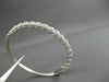 ANTIQUE 1.85CT ROUND DIAMOND 18KT WHITE GOLD CLASSIC FILIGREE BANGLE BRACELET