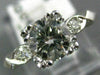 ANTIQUE GIA CERTIFIED .94CT DIAMOND PLATINUM 3D FISHTAIL ENGAGEMENT RING #23268