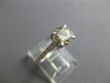 ESTATE 1.24CT DIAMOND 18KT WHITE GOLD 3D ROUND CLASSIC SOLITAIRE ENGAGEMENT RING