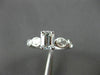 ESTATE EGL 2.24CT EMERALD CUT DIAMOND 18K W GOLD ENGAGEMENT RING I VS2 7X5 21171