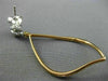 ESTATE LARGE 1.28CT WHITE & PINK DIAMOND 18KT WHITE & ROSE GOLD HANGING EARRINGS
