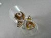 ANTIQUE WIDE 1.09CT DOUBLE HEART DIAMOND 14KT WHITE & YELLOW GOLD RING