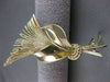 ANTIQUE LARGE 14KT YELLOW GOLD FLOWER GRAIN SHEAF FILIGREE PIN BROOCH #49X23