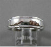 ESTATE SOLID PLATINUM MENS MILGRAIN WEDDING BAND RING 6MM WIDE SIZE 9.75