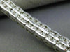 ESTATE WIDE 4.80CT DIAMOND 14KT WHITE GOLD 3D TWO ROW CHANNEL TENNIS BRACELET