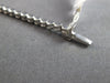 ESTATE WIDE 1.30CT DIAMOND 14KT WHITE GOLD GRADUATING 2 ROW FUN TENNIS BRACELET
