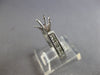 .60CT DIAMOND 14KT WHITE GOLD SIX PRONG CHANNEL SEMI MOUNT ENGAGEMENT RING 28073