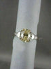 FANCY YELLOW 1.75CT DIAMOND 18KT GOLD ENGAGMENT RING