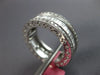 2.67CT DIAMOND 18KT WHITE GOLD ROUND & BAGUETTE 3 ROW ETERNITY ANNIVERSARY RING