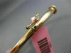 ESTATE 1.15CT DIAMOND 14KT ROSE GOLD 3D CLASSIC MULTI ROW PAVE BANGLE BRACELET