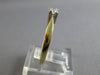ESTATE .15CT DIAMOND 14K 2 TONE GOLD 3D CLASSIC SOLITAIRE ENGAGEMENT RING #28007