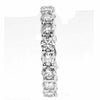2.74CT DIAMOND 18KT WHITE GOLD 3D ROUND SHARED PRONG ETERNITY ANNIVERSARY RING