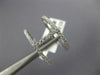 ESTATE .41CT DIAMOND 18KT WHITE GOLD 3D 2 ROW CLASSIC BAR RING