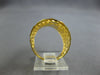 EXTRA LARGE 22K 2 TONE GOLD 3D HANDCRAFTED DIAMOND CUT OPEN FILIGREE RING #28204