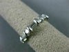 ESTATE .45CT ROUND & BAGUETTE DIAMOND & AAA EMERALD 14KT WHITE GOLD RING #4731