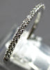 ESTATE .18CT DIAMOND 18KT WHITE GOLD 3D CLASSIC SEMI ETERNITY ANNIVERSARY RING
