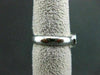 ESTATE WIDE .55CT DIAMOND 14K WHITE GOLD ROUND SEMI BEZEL ENGAGEMENT RING #18137