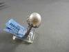 ESTATE 18KT WHITE GOLD AAA 11MM NATURAL SOUTH SEA PEARL & DIAMOND RING BEAUTIFUL