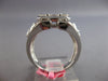 EXTRA LARGE 1.98CT DIAMOND 18KT WHITE GOLD 3D MULTI SHAPE SQUARE ENGAGEMENT RING
