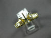 ESTATE .70CT DIAMOND 14KT 2 TONE GOLD FILIGREE SEMI MOUNT ENGAGEMENT RING #4953