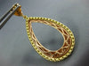 LARGE 4.97CT PINK & FANCY YELLOW DIAMOND 18K YELLOW & ROSE GOLD HANGING EARRINGS