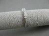 ESTATE .30CT DIAMOND 14K WHITE GOLD SPLIT CHANNEL WEDDING ANNIVERSARY RING #1638