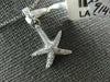 ESTATE .32CT DIAMOND 14KT WHITE GOLD 3D CLASSIC STAR FISH FUN PENDANT
