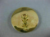 ESTATE EXTRA LARGE 18KT YELLOW GOLD 3D CLASSIC CIRCULAR ITALIAN CLIP ON EARRINGS