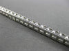 ESTATE WIDE 6.65CT PRINCESS CUT DIAMOND 18KT WHITE GOLD CLASSIC TENNIS BRACELET