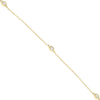 ESTATE .75CT DIAMOND 14KT YELLOW GOLD 3D CLASSIC BY THE YARD LOVE NECKLACE