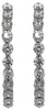 2.07CT DIAMOND 18KT WHITE GOLD 3D ROUND SHARED PRONG INSIDE OUT HANGING EARRINGS
