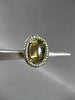 ANTIQUE LARGE 11.5CT AAA SMOKEY TOPAZ & DIAMOND 18K YELLOW GOLD CLIP ON EARRINGS