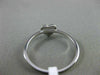 ESTATE .17CT ROUND DIAMOND 18K WHITE GOLD 3D CLUSTER HEART LOVE CLASSIC FUN RING