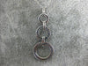 2.16CT DIAMOND & SAPPHIRE 18KT WHITE & BLACK GOLD CIRCULAR JOURNEY LOVE PENDANT