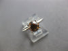 .89CT CHOCOLATE FANCY DIAMOND 14KT WHITE GOLD 3D ROUND SOLITAIRE ENGAGEMENT RING