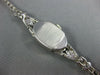ANTIQUE HAMILTON 3.0CT DIAMOND PLATINUM 3D SQUARE MULTI SHAPE LADIES WATCH #2071