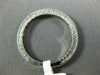 ANTIQUE .25CT DIAMOND 14KT WHITE GOLD 3D CLASSIC FILIGREE ANNIVERSARY RING #9169