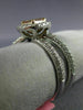 ESTATE 1.24CT WHITE & BROWNISH ORANGE DIAMOND 18KT WHITE & ROSE GOLD LOVE RING