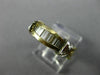 ESTATE .60CT DIAMOND 14KT WHITE & YELLOW GOLD 3D WEDDING ANNIVERSARY RING #1001