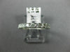 ESTATE .74CT DIAMOND 14KT WHITE GOLD 3D SEMI ETERNITY 13 STONE ANNIVERSARY RING