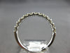 .62CT DIAMOND 14KT WHITE GOLD SHARED PRONG COMFORT FIT WEDDING ANNIVERSARY RING