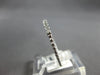 ESTATE .19CT DIAMOND 14KT WHITE GOLD 3D CLASSIC BAR BEADED FUN RING