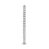 ESTATE 1.50CT DIAMOND 14K WHITE GOLD 3D CLASSIC INSIDE OUT HOOP HANGING EARRINGS