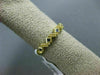 .16CT AAA SAPPHIRE 14KT YELLOW GOLD 3D FILIGREE ZIG ZAG WEDDING ANNIVERSARY RING