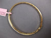 WIDE 2.08CT DIAMOND 14KT YELLOW GOLD 3D 3 ROW SEMI ETERNITY LOVE BANGLE BRACELET
