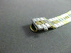 ESTATE WIDE 14K 2 TONE GOLD SOLID DIAMOND CUT HANDCRAFTED ITALIAN BRACELET 22787