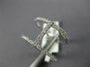 ESTATE .41CT DIAMOND 18KT WHITE GOLD 3D 2 ROW CLASSIC BAR RING