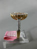 ESTATE WIDE 1.5CT WHITE & PINK DIAMOND 18K ROSE GOLD 3D ROUND SEMI ETERNITY RING